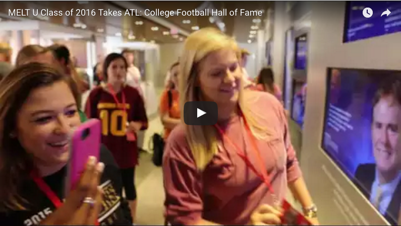 MELT U Class of 2016 Takes ATL: College Football Hall of Fame