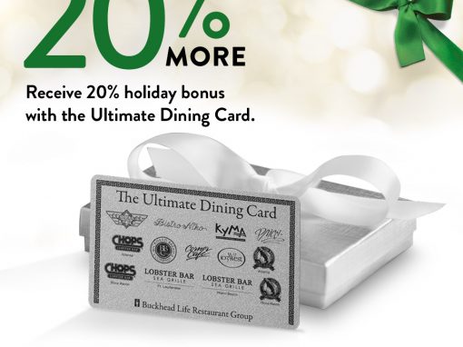Buckhead Life Restaurant Group: Dining Card Campaign